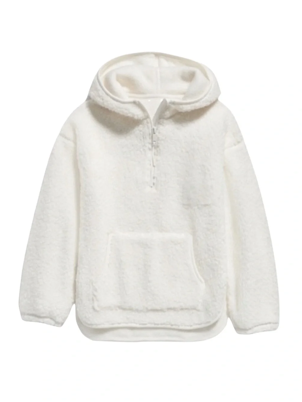 OLD NAVY Girl's Half-Zip Long Sleeve Sherpa Hoodie XXL 18 New With Tags